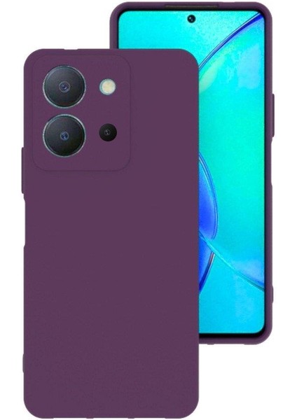 Vivo Y36 Silikon Kılıf Kamera Korumalı Silikon Rubber Arka Kapak