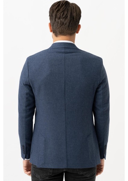 Pavia C3024 Regular Fit 6 Drop Yünlü Likralı Ceket Desenli fırsatları