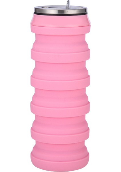 481ML Yeni Kupaslı Silikon Suyu Kupası Oluşturucu Kolay Çekim Dışarı Dışarı Dışarı Dışarı Dışarı Dışarı Dışarı Su Bottle Dağ Dışarı Cevap Suyu Kupası (Yurt Dışından)