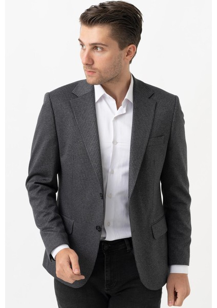 Imola C3037 Regular Fit 6 Drop Ceket Desenli