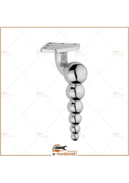 Galaksi Metal Ayak Krom Koltuk Ayağı Komidin Tv Ünitesi Ayağı 21 cm 1 Adet fiyatları