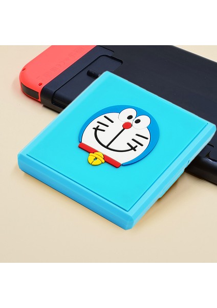 Nintendo Switch Lite / Switch OLED Için Switch Oyun Kartı Kılıfı Tutucu Sevimli Kawaii Taşınabilir Ince Sert Kabuk 12 Kartuş Yuvalı Koruyucu Darbeye Dayanıklı Saklama Kutusu (Yurt Dışından)