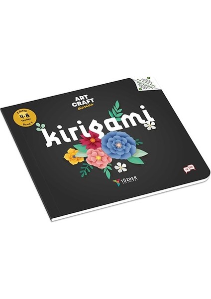 ART CRAFT-El Becerileri Seti | 4-8 Yaş | 5 Kitap | (Origami-Kirigami-Cutting-Quiling-Ayatori) | TÜZDER Eğitim Metodu ile Hazırlanmış | Uluslararası Standartlarda | Türkçe-İngilizce