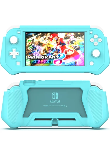 Switch Lite Kılıf Nintendo Switch Lite Için Koruyucu Kılıf Nintendo Switch Lite ile Uyumlu Ekran Koruyucu Kapak Çıkarılabilir Tpu+Dahili Pc Ekranlı El Tutma Kılıfı (Yurt Dışından)