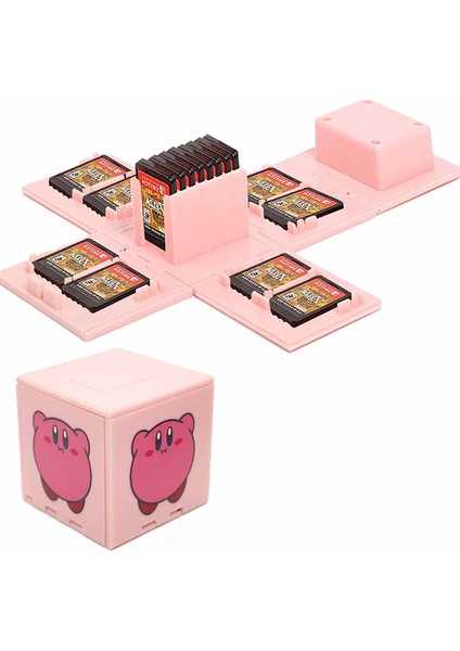 Nintendo Switch Için Oyunlar Saklama Kutusu - Switch Oyun Kartı Tutucu Oyun Depolama Küpü Oyun Kartı Organizatörü 16 Oyun Kartı Yuvası ile Nintendo Switch Için (Yurt Dışından)