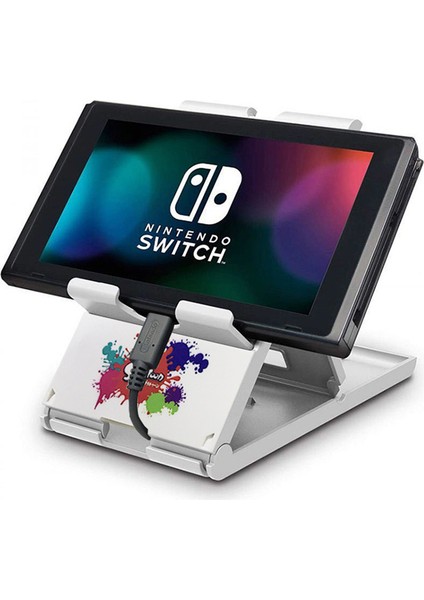 Oyun Kartı Depolama Yuvaları ile Nintendo Için Anahtar Standı Ayarlanabilir Taşınabilir Katlanabilir Montaj Nintendo Switch/switch Lite/switch OLED Konsolu ile Uyumlu (Yurt Dışından)