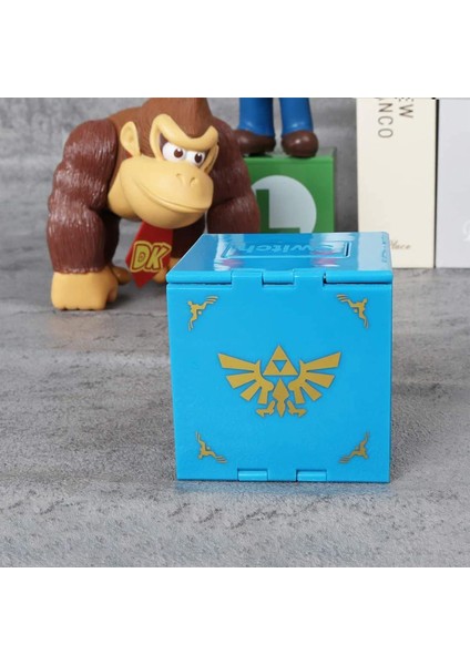 Nintendo Switch Için Oyun Kartı Kılıfı Genişletilebilir Deforme Edilebilir Anahtar Oyun Kartı Tutucu Küp Oyun Kartı Saklama Kutusu 16 Kart Yuvası Büyük Kapasiteli (Sarı Mavi 2 Adet) (Yurt Dışından)