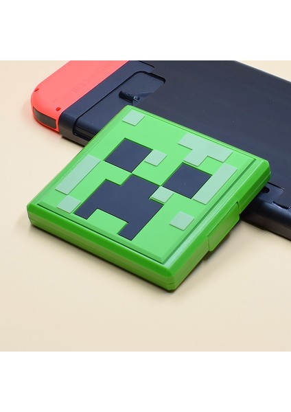 Nintendo Switch Lite / Switch OLED Için Switch Oyun Kartı Kılıfı Tutucu Sevimli Kawaii Taşınabilir Ince Sert Kabuk 12 Kartuş Yuvalı Koruyucu Darbeye Dayanıklı Saklama Kutusu (Yurt Dışından)