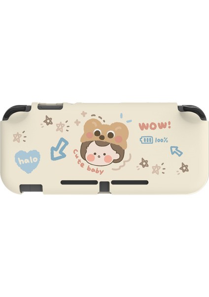 Nintendo Switch Lite ile Uyumlu Kılıf Için Silikon Koruyucu Kauçuk Kapak Çizilmez Kaymaz Kılıf (Yurt Dışından)