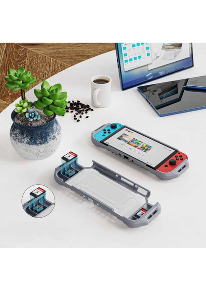 Nintendo Switch OLED Modeli Için Unicorn Beetle Pro Serisi Kılıf (2021) Nintendo Switch Konsolu ile Uyumlu Takılabilir Sağlam Koruyucu Kılıf (Yeşil) (Yurt Dışından)