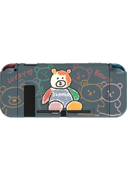 Nintendo Switch Için Takılabilir Koruyucu Kılıf Ns Konsolu ve Joy-Con Kontrol Cihazları Için Sevimli Yumuşak Tpu Ince Kılıf Kapağı (Yurt Dışından)