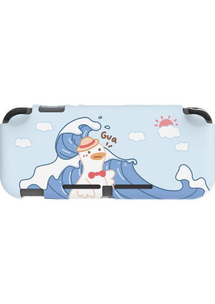 Nintendo Switch Lite ile Uyumlu Kılıf Için Silikon Koruyucu Kauçuk Kapak Çizilmez Kaymaz Kılıf (Yurt Dışından)