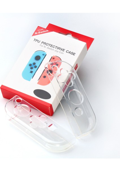 Nintendo Switch Joy-Con Için Yumuşak Yedek Kabuk Kılıf Ns Joy Cons El Kumandası ile Uyumlu Şeffaf Tpu Koruyucu Kapak Kılıfı (Yurt Dışından)