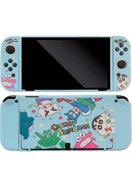 Nintendo Switch OLED ile Uyumlu Kılıf Nintendo Switch OLED Için Takılabilir Yumuşak Tpu Koruyucu Kılıf Kapağı (Yurt Dışından)