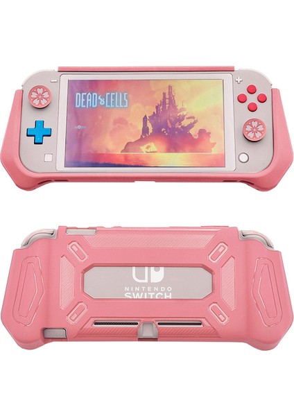 Switch Lite Kılıf Nintendo Switch Lite Için Koruyucu Kılıf Nintendo Switch Lite ile Uyumlu Koruyucu Kapak El Kavrama Kılıfı (Pembe) (Yurt Dışından)