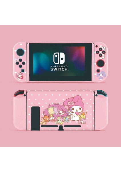 Switch Için Koruyucu Kılıf Nintendo Switch Konsolu ve Joy-Con ile Uyumlu Tpu Ince Kılıf Kapağı (Yurt Dışından)