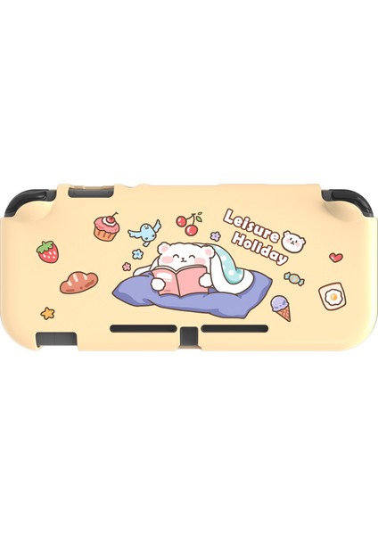 Nintendo Switch Lite ile Uyumlu Kılıf Için Silikon Koruyucu Kauçuk Kapak Çizilmez Kaymaz Kılıf (Yurt Dışından)