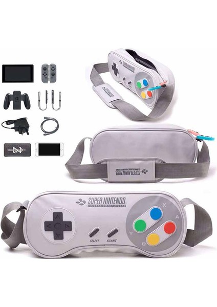 Nintendo Switch Için Seyahat Taşıma Çantası Dayanıklı Omuz Saklama Çantası Moda Sırt Çantası Anahtarı/anahtar Lite/anahtar OLED Konsol Aksesuarları (Yurt Dışından)