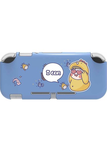 Nintendo Switch Lite ile Uyumlu Kılıf Için Silikon Koruyucu Kauçuk Kapak Çizilmez Kaymaz Kılıf (Tesadüfi Ekran Koruyucu) (Yurt Dışından)