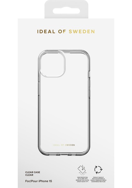 Clear Case iPhone 15 Telefon Kılıfı Şeffaf