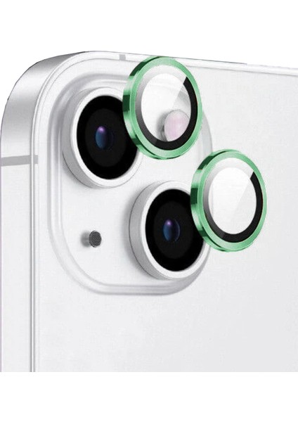 Apple iPhone 15 Plus Kolay Takılabilen Premium Safir Kamera Lens Koruyucu Cl-12