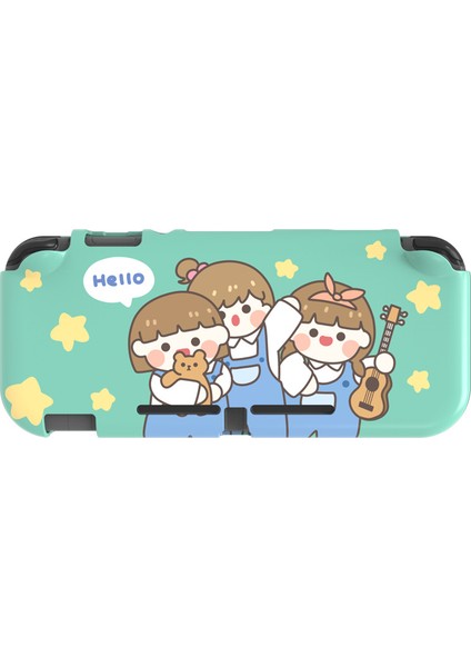 Nintendo Switch Lite ile Uyumlu Kılıf Için Silikon Koruyucu Kauçuk Kapak Çizilmez Kaymaz Kılıf (Yurt Dışından)