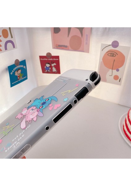 Nintendo Switch OLED ile Uyumlu Kılıf Nintendo Switch OLED Için Takılabilir Yumuşak Tpu Koruyucu Kılıf Kapağı (Yurt Dışından)
