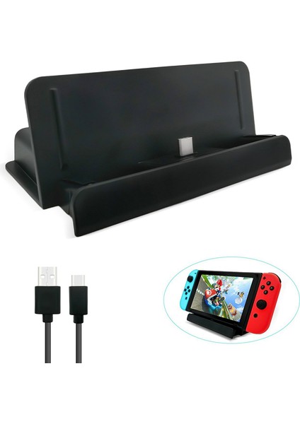 Switch Lite Şarj Cihazı Standı | Nintendo Switch/switch Lite Taşınabilir Oyun Sistemi Için USB Tip C Bağlantı Noktalı Mini Şarj Ekranı Dock Istasyonu (Yurt Dışından)