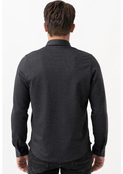 Busto Arsizio G3009 Slim Fit Gömlek Laci Gri fırsatları