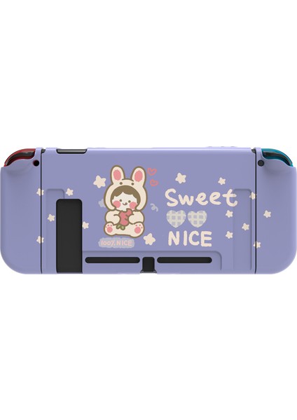 Nintendo Switch Için Takılabilir Koruyucu Kılıf Ns Konsolu ve Joy-Con Kontrol Cihazları Için Sevimli Yumuşak Tpu Ince Kılıf Kapağı (Yurt Dışından)