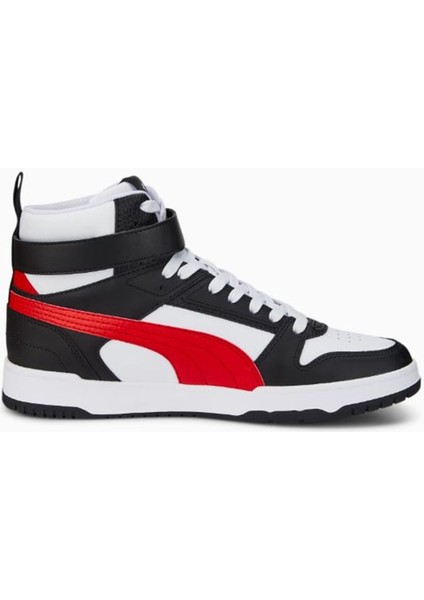 Rbd Game - Erkek White-Red-Black Bilekli Spor Ayakkabı - 385839 05