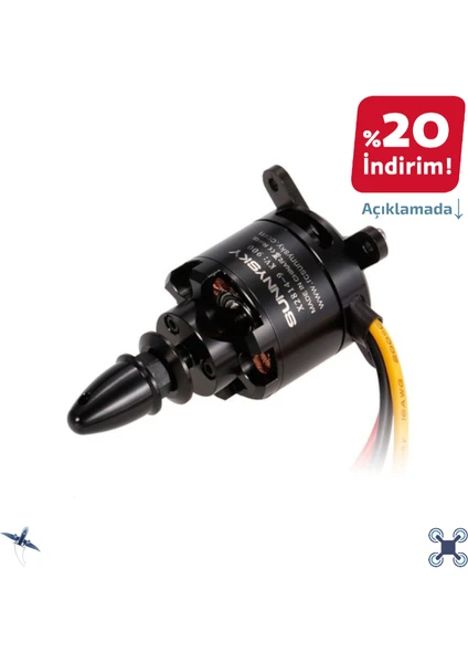 X2814 1250 Kv Drone Uçak Motoru