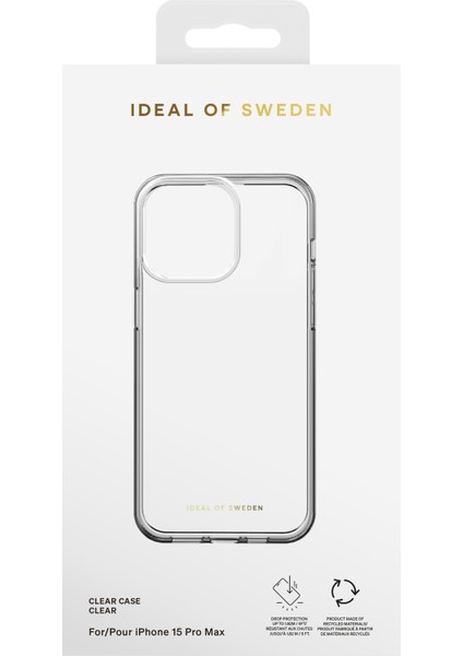 Clear Case iPhone 15 Pro Max Telefon Kılıfı Şeffaf