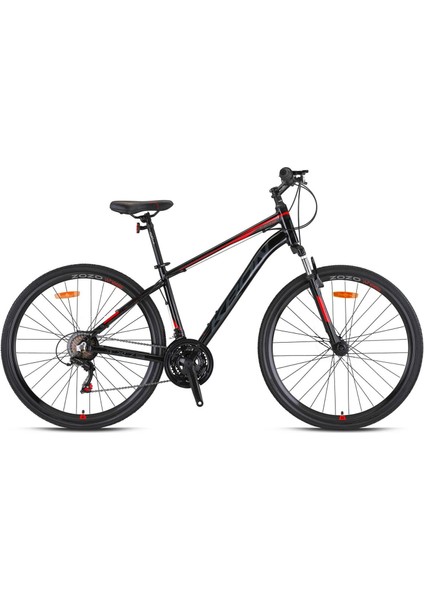 Tx 75 - 28" Trekking - 19' - 21 Vites - V.b. - Siyah-Füme/kırmızı/gri