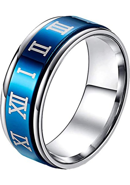 Şık Çift Yüzük Mavi (Yurt Dışından)