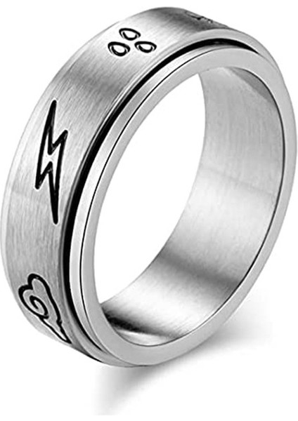 Moda Çift Yüzük Gümüş-Doğal Hava (Yurt Dışından)