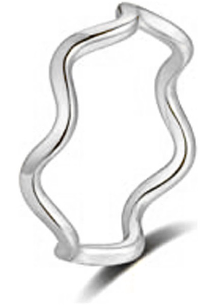 Modaya Uygun Çift Yüzük Gümüş - 2 Çeşit Düz Yüzük (1mm) (Yurt Dışından)