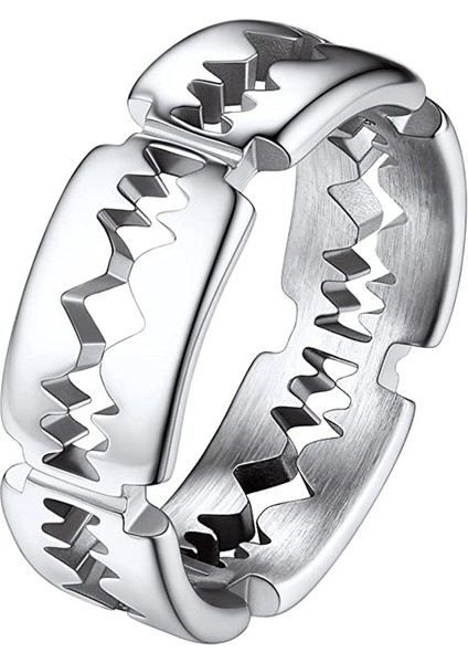 Moda Çift Yüzük Gümüş Bıçak Yüzük (Yurt Dışından)