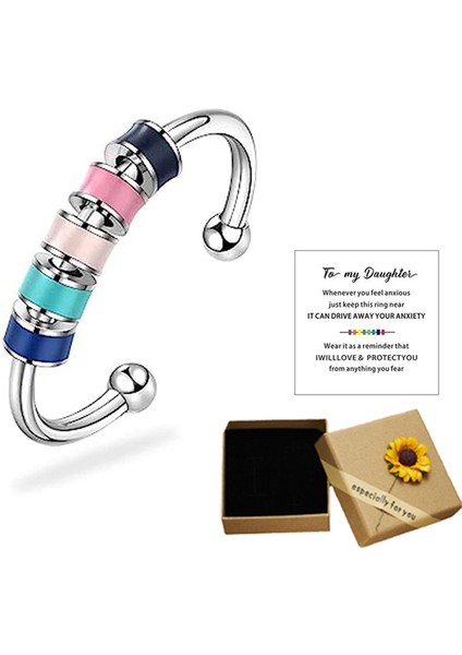 Moda Çift Yüzük Stili 1+Kart+Yüzük Kutusu (Yurt Dışından)