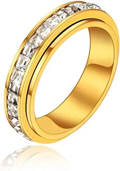 Modaya Uygun Çift Altın Yüzük (Yurt Dışından)