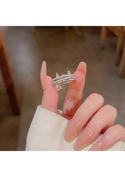 Şık Çift Yüzükleri Gümüş (Yurt Dışından)