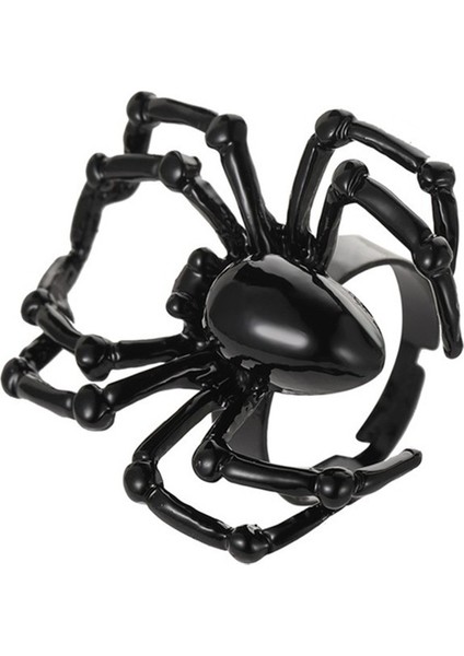 Moda Çift Yüzük Siyah-Örümcek (Yurt Dışından)