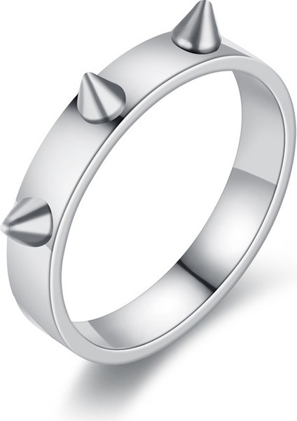 Moda Çift Yüzük 6mm Genişliğinde Gümüş (Yurt Dışından)