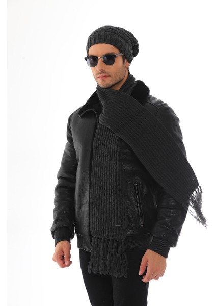 Erkek Ipli Bere Atkı Takım modelleri