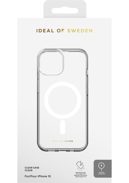 Clear Case Magsafe iPhone 15 Telefon Kılıfı
