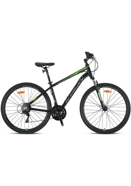 Tx 75 - 28" Trekking - 19' - 21 Vites - V.b. - Mat Siyah-Füme/yeşil/gri