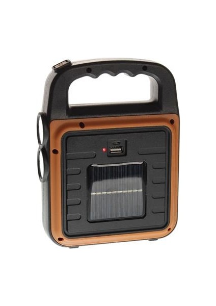 Sanec Taşınabilir 4 Farklı Fonksiyonlu Güneş Enerjili ve USB ile Şarj Olabilen Portatif LED Işıldak HS-8020