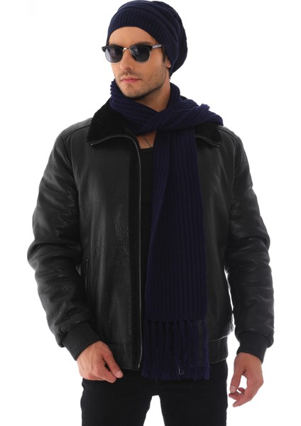 Erkek Ipli Bere Atkı Takım modelleri