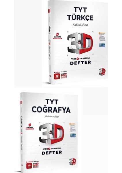 TYT Türkçe - Coğrafya Video Destekli Defter
