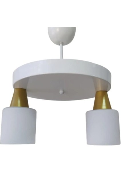 Modern Spor Avize Yuvarlak 2li Sarkıt 30CM